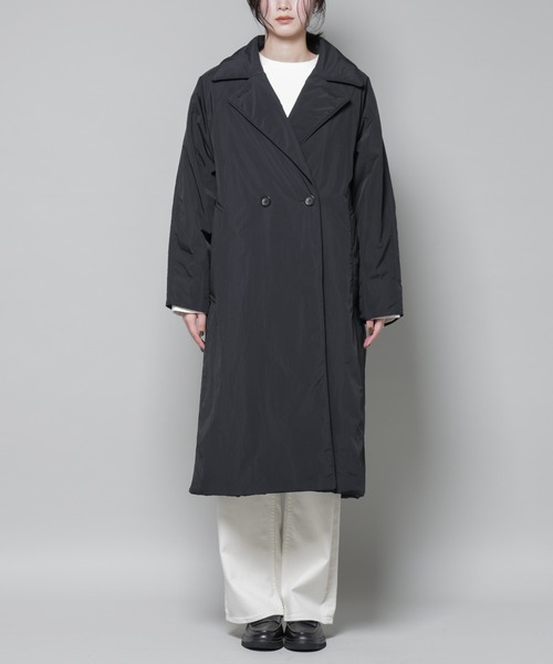 セール】ETHERMALOFT(R)AEROGEL 中綿リバーシブルコート（チェスター