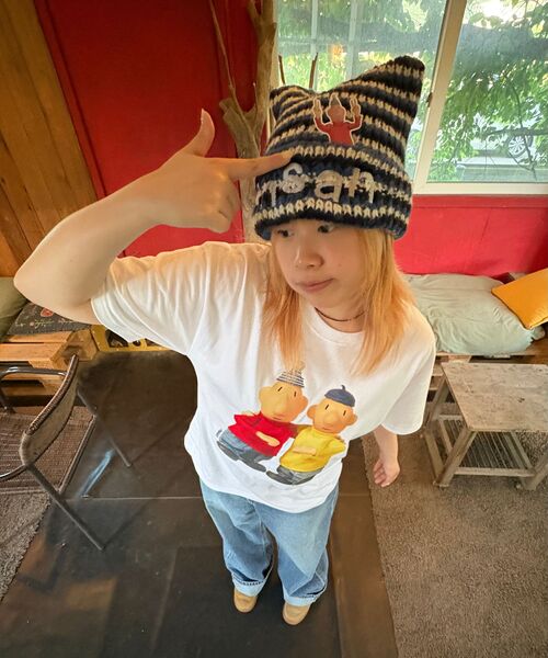 LAUGHER（ラファー）の「[PAT&MAT] ベストフレンドTシャツ - ホワイト（Tシャツ/カットソー・レディース・ホワイト・LARGE/MEDIUM/X-LARGE）」の15枚目の写真