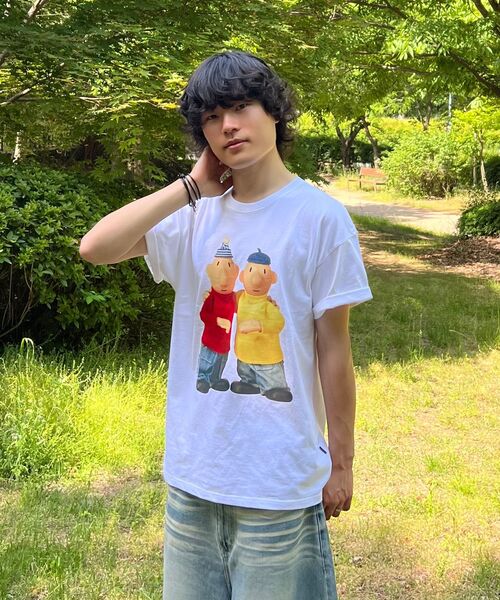 LAUGHER（ラファー）の「[PAT&MAT] ベストフレンドTシャツ - ホワイト（Tシャツ/カットソー・レディース・ホワイト・LARGE/MEDIUM/X-LARGE）」の14枚目の写真