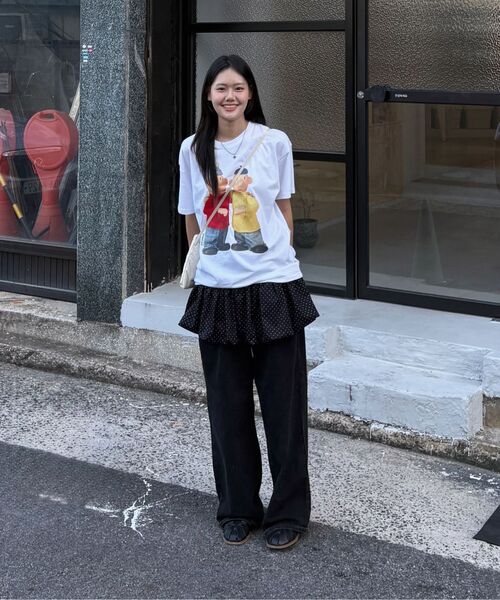 LAUGHER（ラファー）の「[PAT&MAT] ベストフレンドTシャツ - ホワイト（Tシャツ/カットソー・レディース・ホワイト・LARGE/MEDIUM/X-LARGE）」の3枚目の写真