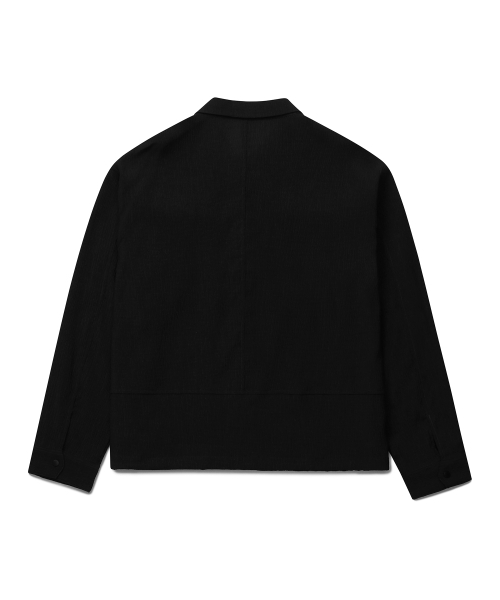 CONNECT KINLOCH(コネクトキンロック)の「クリンクルシアサッカーシャケット(ブラック)(その他アウター・メンズ・その他・X-LARGE/MEDIUM/LARGE)」の4枚目の写真