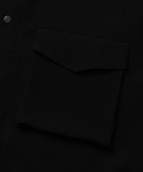 CONNECT KINLOCH(コネクトキンロック)の「クリンクルシアサッカーシャケット(ブラック)(その他アウター・メンズ・その他・X-LARGE/MEDIUM/LARGE)」の6枚目の写真