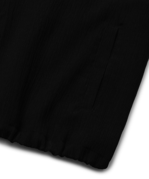 CONNECT KINLOCH(コネクトキンロック)の「クリンクルシアサッカーシャケット(ブラック)(その他アウター・メンズ・その他・X-LARGE/MEDIUM/LARGE)」の9枚目の写真
