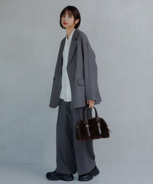 PAGEBOY(ページボーイ)の「ナロータイヨウリュウブラウス(シャツ/ブラウス・レディース・オフホワイト/ブラック/グレイッシュベージュ・FREE)」の12枚目の写真