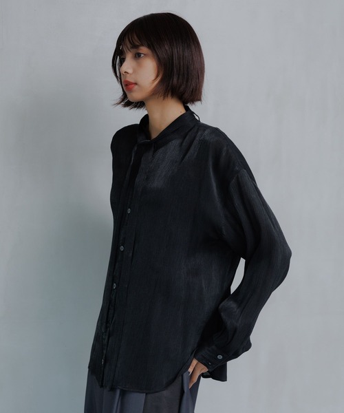 PAGEBOY(ページボーイ)の「ナロータイヨウリュウブラウス(シャツ/ブラウス・レディース・オフホワイト/ブラック/グレイッシュベージュ・FREE)」の20枚目の写真