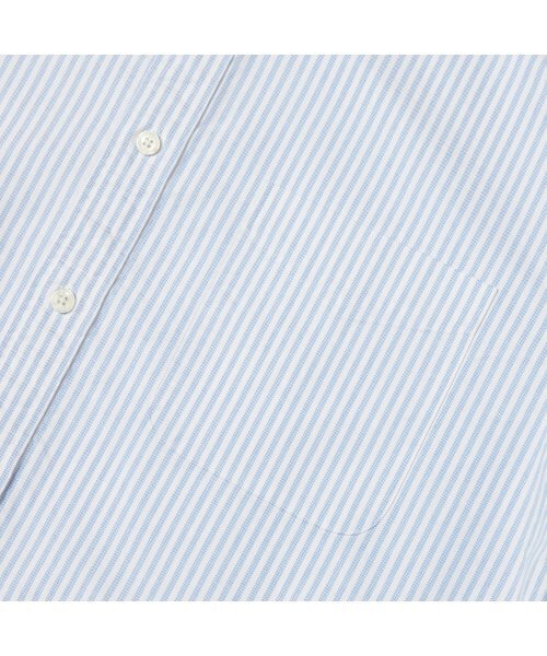 PRODESHIRT（プロデシャツ）の「[リラックス]D-950オックスフォードストライプシャツ(ブルー)（シャツ/ブラウス・メンズ・その他・MEDIUM/LARGE/X-LARGE/XX-LARGE）」の4枚目の写真