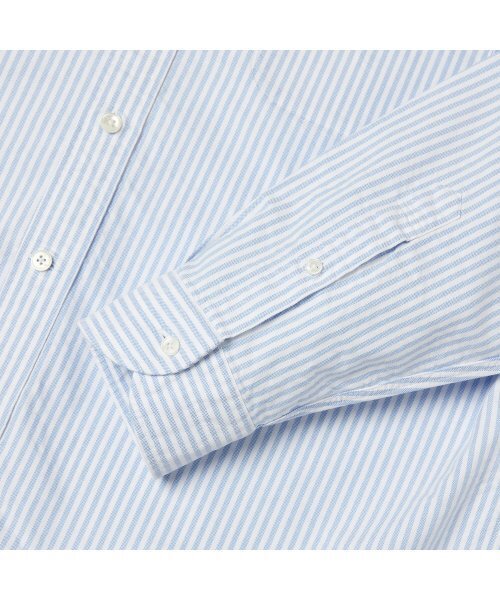 PRODESHIRT（プロデシャツ）の「[リラックス]D-950オックスフォードストライプシャツ(ブルー)（シャツ/ブラウス・メンズ・その他・MEDIUM/LARGE/X-LARGE/XX-LARGE）」の5枚目の写真
