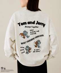 TOM&JERRY（トムアンドジェリー）の「TOM&JERRY Fish 総刺繍トレーナー（スウェット）」