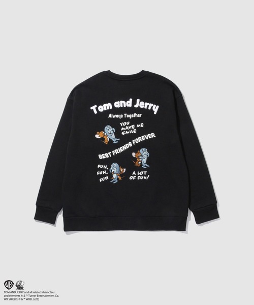 セール】TOM&JERRY Fish 総刺繍トレーナー（スウェット）｜TOM&JERRY