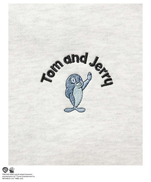 Tom＆Jerry（トムアンドジェリー）の「【TOM&JERRY/トムアンドジェリー 】Fish 総刺繍トレーナー（スウェット・メンズ・ブラック/オートミール・S/M/L/XL）」の16枚目の写真