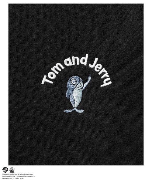 Tom＆Jerry（トムアンドジェリー）の「【TOM&JERRY/トムアンドジェリー 】Fish 総刺繍トレーナー（スウェット・メンズ・ブラック/オートミール・S/M/L/XL）」の17枚目の写真