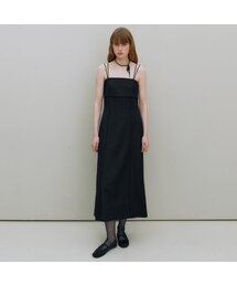 LENUEE（ルヌイ）の「Belly lining cashmere dress - Black（ワンピース）」