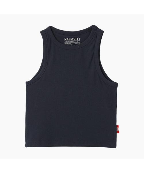 MENASOO(ミナス)の「MNS スパンデックス タンクトップ ネイビー_インナーブラ(Tシャツ/カットソー・レディース・ネイビー・F)」の1枚目の写真
