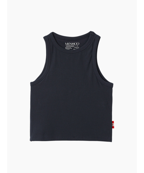 MENASOO(ミナス)の「MNS スパンデックス タンクトップ ネイビー_インナーブラ(Tシャツ/カットソー・レディース・ネイビー・F)」の8枚目の写真