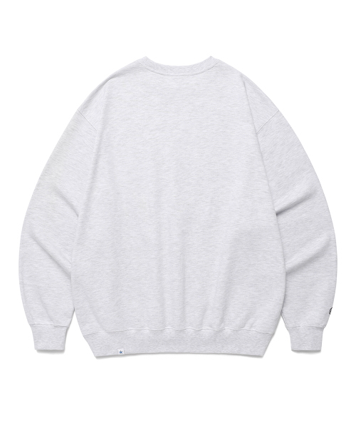 Cavish（カビシ）の「DUST SELLER LOGO SWEATSHIRT LIGHT GREY(CV2EFUM442A)（スウェット・レディース・ライトグレー・SMALL/MEDIUM/LARGE/X-LARGE）」の2枚目の写真
