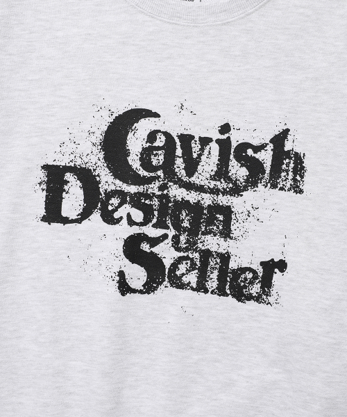 Cavish（カビシ）の「DUST SELLER LOGO SWEATSHIRT LIGHT GREY(CV2EFUM442A)（スウェット・レディース・ライトグレー・SMALL/MEDIUM/LARGE/X-LARGE）」の4枚目の写真
