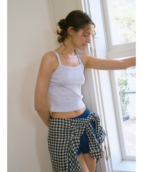 LILY HEIZE(リリーヘイズ)の「ゼリーエンボスリーブレストップ_LIGHT GRAY(Tシャツ/カットソー・レディース・ライトグレー・FREE)」の2枚目の写真