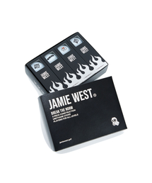 JAMIE WEST（ジェイミーウエスト）の「JWGC 3ピースウレタンカバーゴルフボールダズン（12球ホワイト）（ゴルフグッズ）」