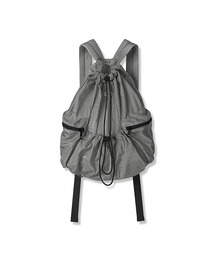 ZENDUST（ジェンダスト）の「Hugo String Pocket Backpack SILVER（バックパック/リュック）」