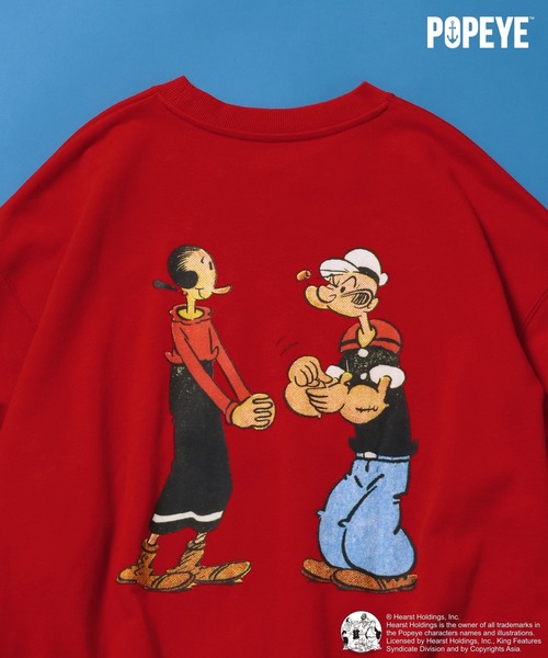 POPEYE(TM)】CHARACTER PRINT SWEATSHIRT（スウェット）｜niko and