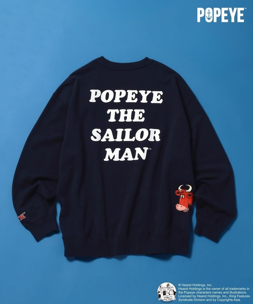 POPEYE(TM)】CHARACTER PRINT SWEATSHIRT（スウェット）｜niko and