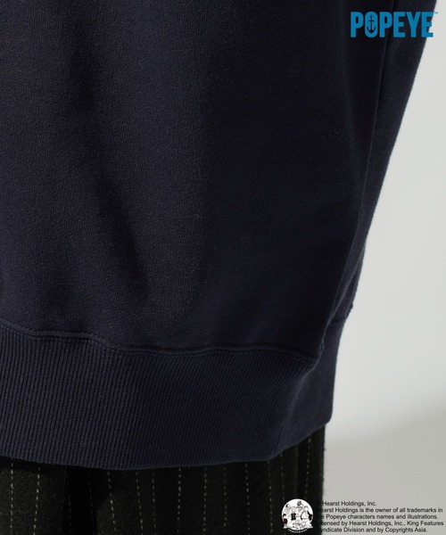 セール】【POPEYE(TM)】CHARACTER PRINT SWEATSHIRT（スウェット