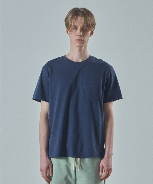 LAD EDITION(ラッドエディション)の「ポケット半袖Tシャツ_ヴィンテージネイビー(Tシャツ/カットソー・メンズ・その他・FREE)」の1枚目の写真