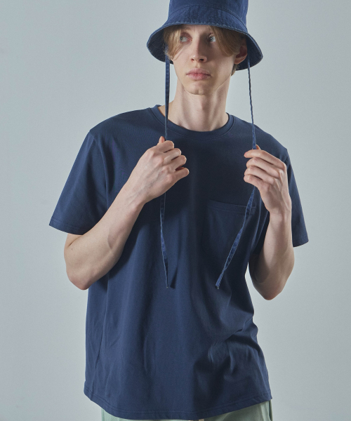 LAD EDITION(ラッドエディション)の「ポケット半袖Tシャツ_ヴィンテージネイビー(Tシャツ/カットソー・メンズ・その他・FREE)」の2枚目の写真