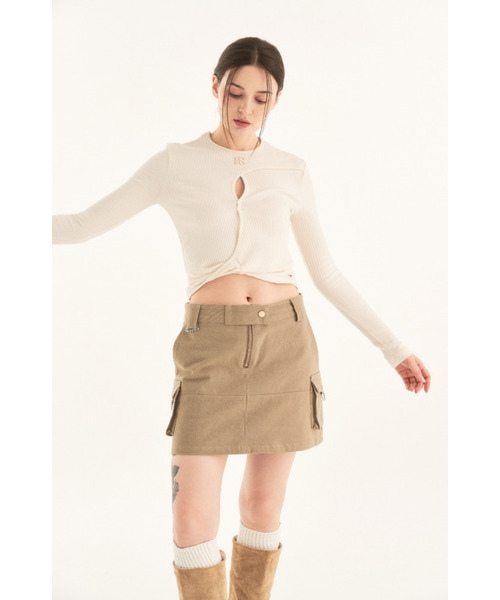 HHIPS(ダブルヒップス)の「ジッパーカゴスカート_ベージュ(スカート・レディース・その他・SMALL/MEDIUM)」の13枚目の写真