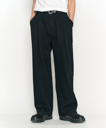 COFWI（コフウィー）の「ワイドツータックコットンポケットパンツブラック（その他パンツ）」