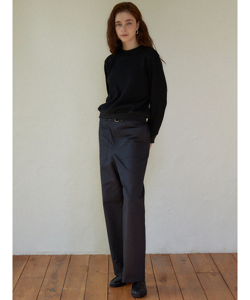 LARGO（ラルゴ）の「Pocket wide pants (black)（その他パンツ・レディース・その他・SMALL/MEDIUM）」の2枚目の写真