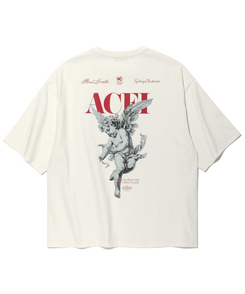 ACEI(アセイ)の「エンジェル筆記体プリントTシャツ(UNI)IVY(Tシャツ/カットソー・メンズ・その他・SMALL/MEDIUM/LARGE)」の1枚目の写真