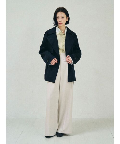 LAGUNAMOON(ラグナムーン)の「ミディアムトレンチコート(トレンチコート・レディース・ネイビー/ベージュ・FREE)」の13枚目の写真