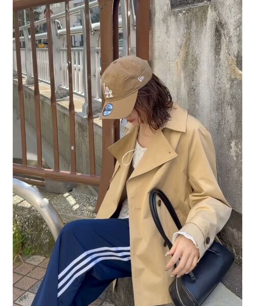 LAGUNAMOON（ラグナムーン）の「ミディアムトレンチコート 春服（トレンチコート・レディース・ネイビー/ベージュ・FREE）」の11枚目の写真