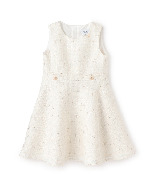 ミックスツイードジャンパースカート（ジャンパースカート）｜kate