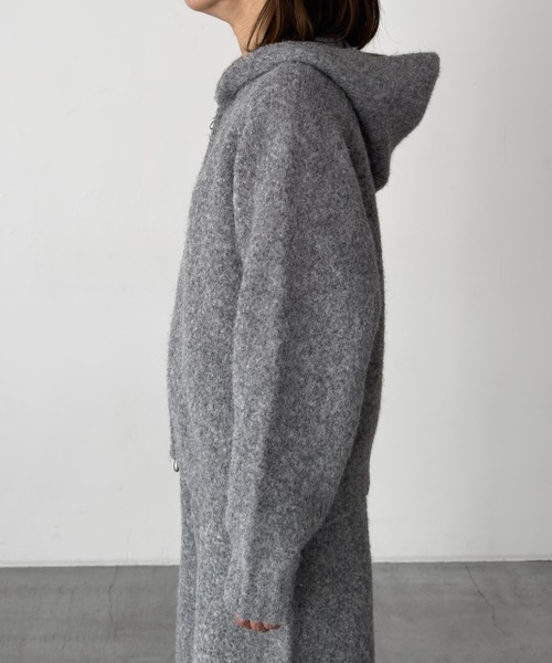 CANAL JEAN(キャナルジーン)の「El mar パーカーZIPニットセットアップ(セットアップ・レディース・グレー・ONE SIZE)」の17枚目の写真