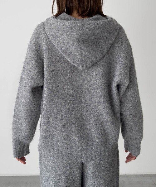 CANAL JEAN(キャナルジーン)の「El mar パーカーZIPニットセットアップ(セットアップ・レディース・グレー・ONE SIZE)」の18枚目の写真