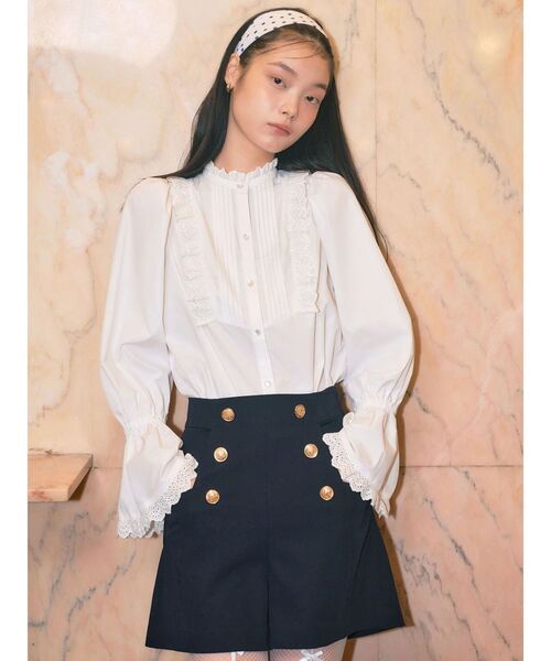 CALNAMUR（カルナムール）の「セーラーボタンショートパンツ（その他パンツ・レディース・ネイビー・SMALL/MEDIUM）」の18枚目の写真