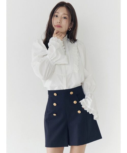 CALNAMUR（カルナムール）の「セーラーボタンショートパンツ（その他パンツ・レディース・ネイビー・SMALL/MEDIUM）」の20枚目の写真