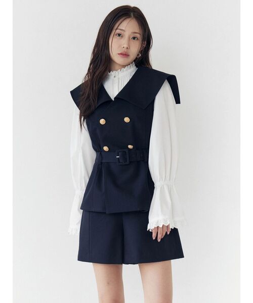 CALNAMUR（カルナムール）の「セーラーボタンショートパンツ（その他パンツ・レディース・ネイビー・SMALL/MEDIUM）」の22枚目の写真