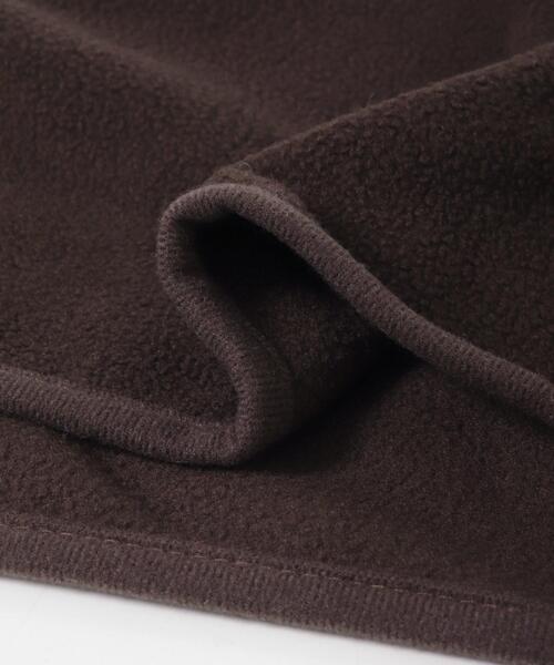 KBF（ケイビーエフ）の「パイピングフリースマフラー（マフラー・レディース・グレー/ブラウン・ONE）」の8枚目の写真