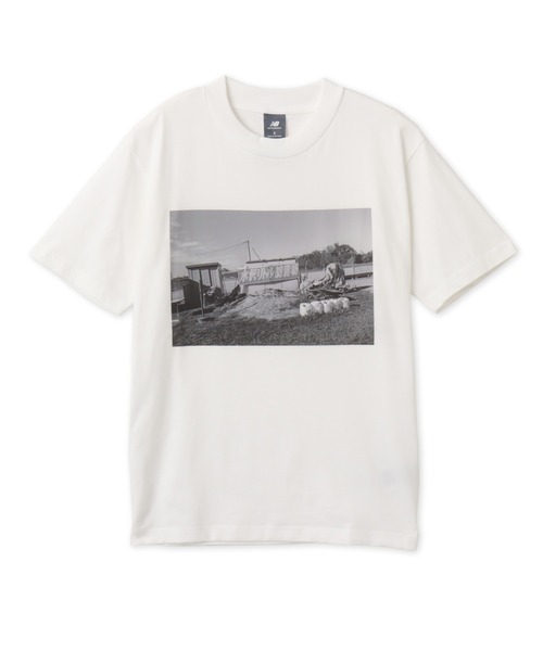 NEW BALANCE(ニューバランス)の「New Balance Shohei Signature Photo SS T-Shirt 1 / ニューバランス オオタニ ショウヘイ シグネチャーフォトショートスリーブ Tシャツ1(Tシャツ/カットソー・メンズ・ホワイト・M/L/XL)」の1枚目の写真