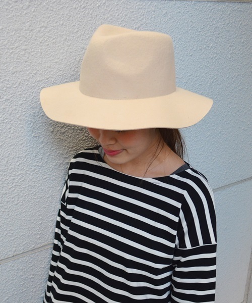 Khaju(カージュ)の「★★Khaju: フェルトハット16SS□(ハット・レディース・オフホワイト/ライトグレー/ベージュ・ONE SIZE)」の3枚目の写真