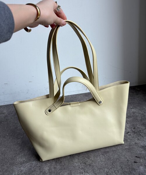 DouDou（ドゥドゥ）の「【WEB限定】横長2wayトートポーチ付（ショルダーバッグ・レディース・ブラック/ライトグレー/ベージュ/レモンイエロー・FREE）」の20枚目の写真