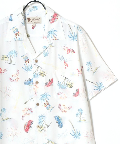 Lazar(ラザル)の「レーヨン オープンカラー アロハシャツ/総柄シャツ/レディース メンズ(シャツ/ブラウス・メンズ・ブルー系その他/ホワイト系その他2/ホワイト系その他3/ホワイト系その他5/ブラック系その他7/ホワイト系その他4/グリーン系その他2/ブラック系その他3/ブラック系その他6/ホワイト系その他7/グリーン系その他/ブラック系その他5/ブラック系その他4/ホワイト系その他6/グレー系その他/ブルー系その他2/ブラック系その他/ブラック系/ホワイト系その他/ブラック系その他2・M/LL/L)」の7枚目の写真