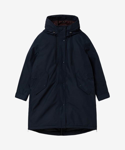 AIGLE（エーグル）の「GORE-TEX ゴアテックス 防風 防水 透湿 2レイヤー ダックダウンジャケット ダウンコート RP（ダウンジャケット/コート・レディース・モスグリーン/ブラック・38/42/40/36/34/44）」の22枚目の写真