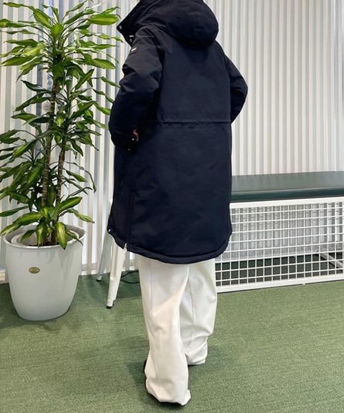 AIGLE（エーグル）の「GORE-TEX ゴアテックス 防風 防水 透湿 2レイヤー ダックダウンジャケット ダウンコート RP（ダウンジャケット/コート・レディース・モスグリーン/ブラック・38/42/40/36/34/44）」の5枚目の写真