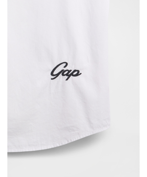 GAP(ギャップ)の「オーガニックコットン リラックスフィット GAPロゴ ポケットシャツ(シャツ/ブラウス・メンズ・イエロー/ホワイト/ネイビー・XS/S/M/L/XL)」の16枚目の写真