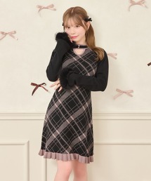 S221:美品❣️ショートジャケット＆ロングワンピース ツインセット ピンク ☆【セットアップ】ピンク スーツ アウター ジャケット スカート