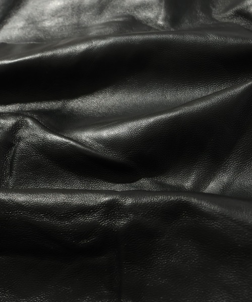 HOUSTON(ヒューストン)の「【HOUSTON/ヒューストン】SHEEP LEATHER CWU45P FLIGHT JACKET/シープレザーCWU45P フライトジャケット(ブルゾン・メンズ・ブラック・M/S/XL/L)」の10枚目の写真